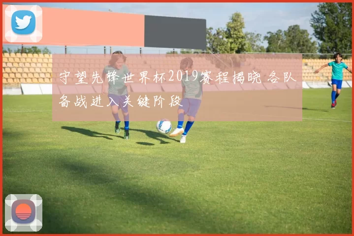 守望先锋世界杯2019赛程揭晓 各队备战进入关键阶段