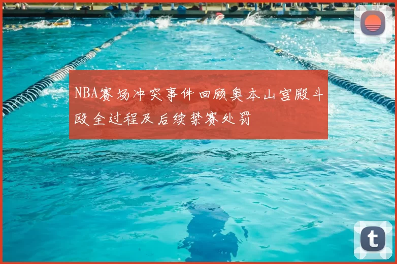 NBA赛场冲突事件回顾奥本山宫殿斗殴全过程及后续禁赛处罚
